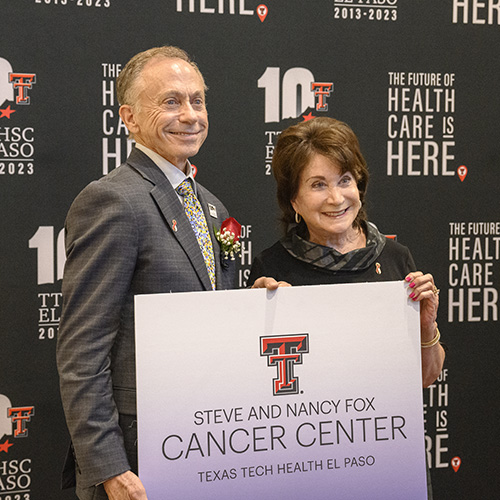 Fox Family Announced Gift to HSC El Paso Cancer Center